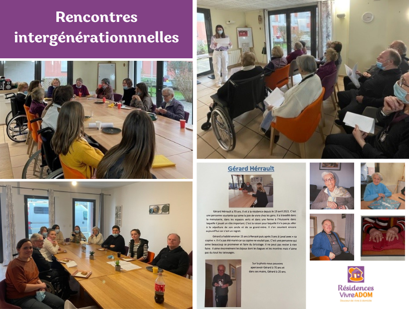 Rencontres intergénérationnelles résidence services Laval